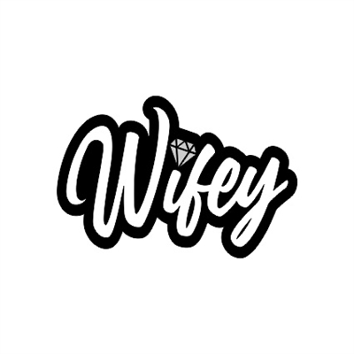 Badge Reel Wifey NO HOLE