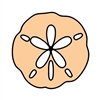 Sand Dollar Coaster 3.8"