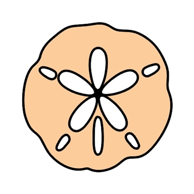 Sand Dollar Coaster 3.8"