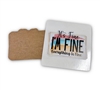 Badge Reel Everything is FINE- Color (NO HOLE)