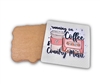 Badge Reel Coffee & Country Music (NO HOLE)