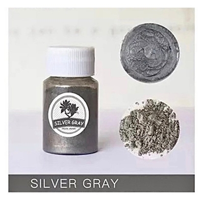 Mica Powder - Silver Grey