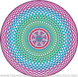 UPPER CHAKRA KUNDALINI STARS - SUBTLE ENERGY MANDALA BY STEVEN MICHAEL KING