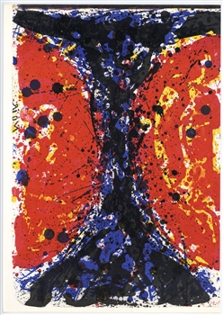 Sam Francis original lithograph