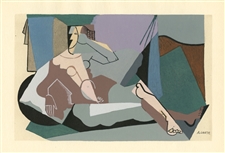Andre Lhote 1929 Cubist pochoir Moreau l'art cubiste