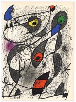 Joan Miro "A la encre II" original lithograph