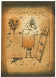 Paul Klee pochoir "Voyage hivernal"