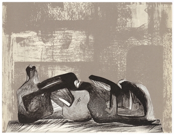 Henry Moore original lithograph, 1977
