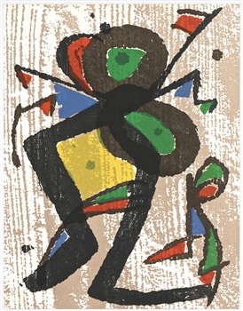 Joan Miro original woodcut