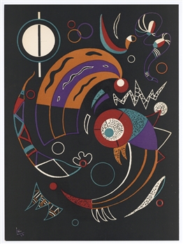 Wassily Kandinsky "Comets" original lithograph