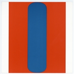 Ellsworth Kelly serigraph "Red-Blue" 1967