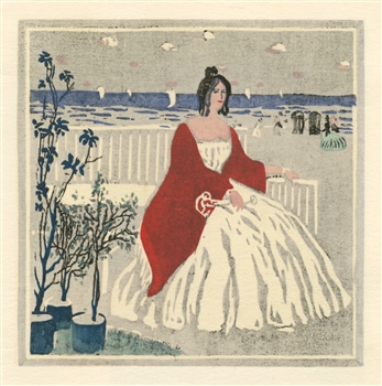 Wassily Kandinsky lithograph Sur la plage