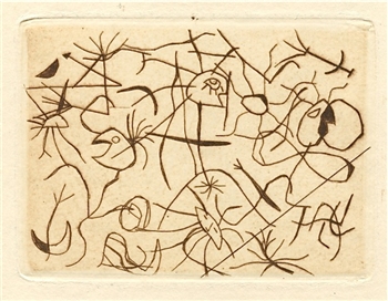 Joan Miro "Astres et danseurs" original etching