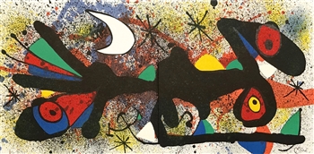 Joan Miro "Ceramiques II" original lithograph, 1974