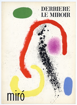 Joan Miro lithograph, 1961