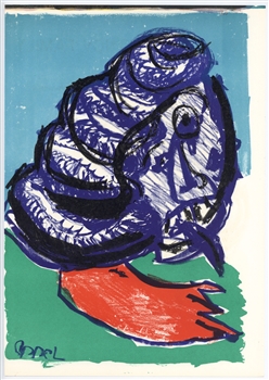 Karel Appel original lithograph