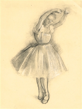 Edgar Degas pochoir Petite danseuse
