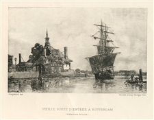 Johan Barthold Jongkind "Vieille Porte d'entree a Rotterdam"