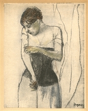 Edgar Degas "La femme au corset"