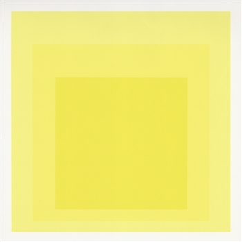 Josef Albers silkscreen "Homage to the Square" 1968