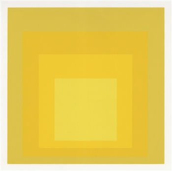 Josef Albers silkscreen "Homage to the Square" 1968