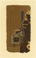 Pierre Bonnard lithograph "Dans la rue"