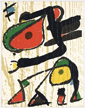 Joan Miro original woodcut