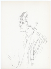 Alberto Giacometti original lithograph, 1964