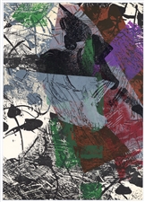 Jean-Paul Riopelle original lithograph, 1968