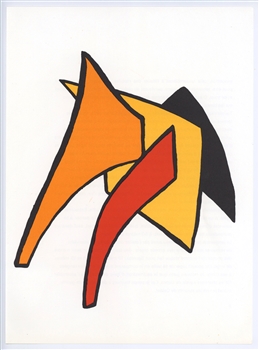 Alexander Calder original lithograph | Stabiles