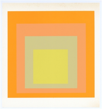 Josef Albers silkscreen | Homage to the Square