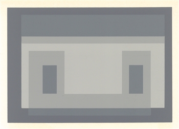 Josef Albers silkscreen Variant on a Theme