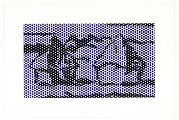 Roy Lichtenstein "Haystack #3" lithograph 1969
