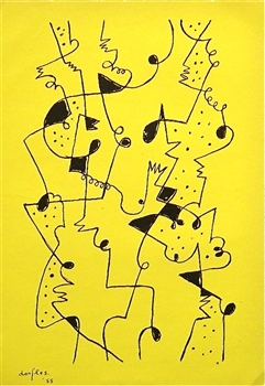 Gillo Dorfles original lithograph | Movimento Arte Concreta