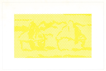 Roy Lichtenstein "Haystack #1" lithograph 1969