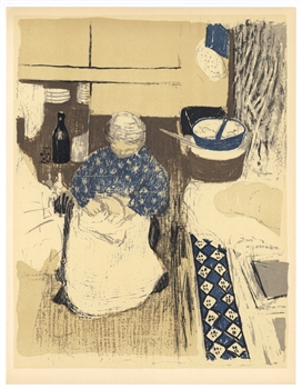 Edouard Vuillard lithograph "La Cuisiniere