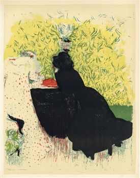 Edouard Vuillard lithograph "Les deux belles-soeurs"