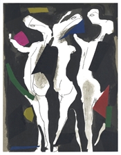 Marino Marini "Le Sacre Du Printemps" original lithograph, 1973