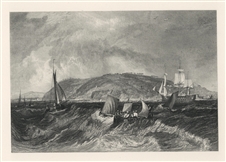 J. M. W. Turner "Mount Edgcumbe" engraving