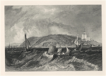 J. M. W. Turner "Mount Edgcumbe" engraving