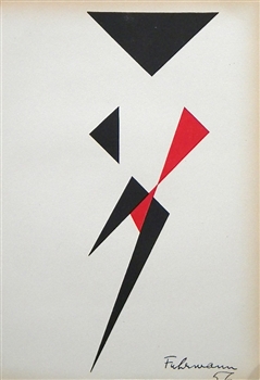 Arend Fuhrmann original lithograph, 1955