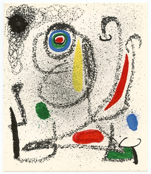 Joan Miro original lithograph, 1968