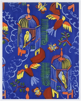 Raoul Dufy lithograph "Les Oiseaux"