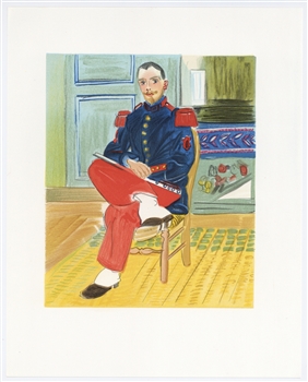 Raoul Dufy lithograph "Le Flutiste"