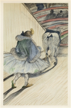 Toulouse-Lautrec "Entree en piste" lithograph | Circus