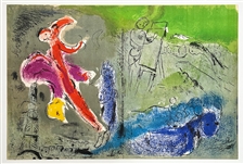 Marc Chagall "Vision of Paris" original lithograph