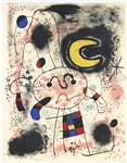 Joan Miro original lithograph, 1953
