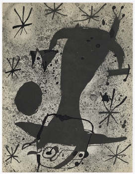 Joan Miro pochoir 1967