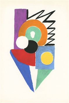 Sonia Delaunay pochoir Tableaux Vivants