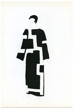 Sonia Delaunay pochoir 1969, Delaunay Tableaux Vivants
